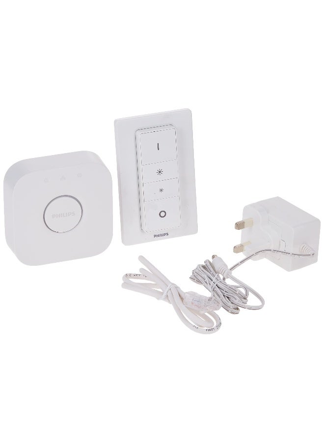 Philips Hue White Ambiance Starter Kit 1 White And Colour Ambiance Bulb Bundle Pack Hue White 16.5x7.5x8.8cm  - Image 3