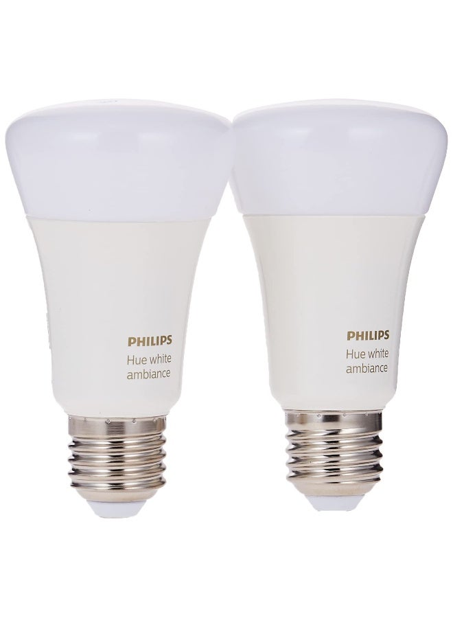 Philips Hue White Ambiance Starter Kit 1 White And Colour Ambiance Bulb Bundle Pack Hue White 16.5x7.5x8.8cm  - Image 2