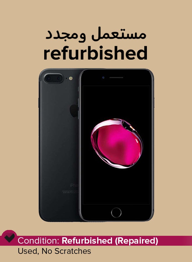 Apple Refurbished - iPhone 7 Plus 128GB Black 4G With Facetime - International Version - Image 1