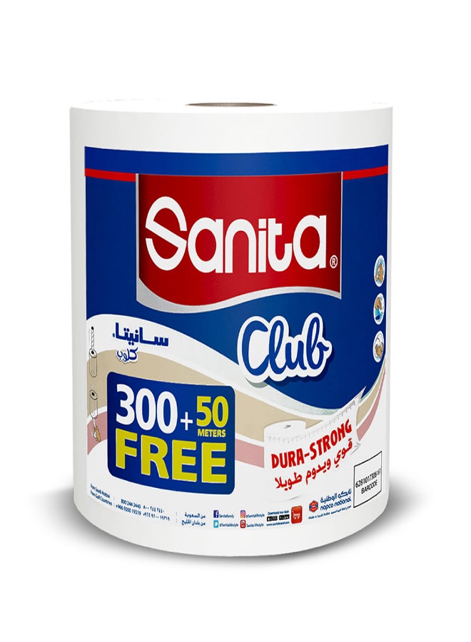 Sanita Maxi Roll 1 Roll 300+50 M White 50meter  - Image 1
