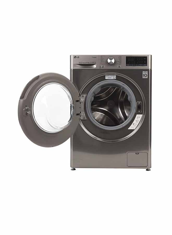 إل جي غسالة تحميل أمامي 9 كجم مع نشافة 6 كجم | تحميل أمامي | مع AI DD™ موديل WSV0906XM فضي ستانلس WSV0906XM إستانلس ستيل فضي - Image 5