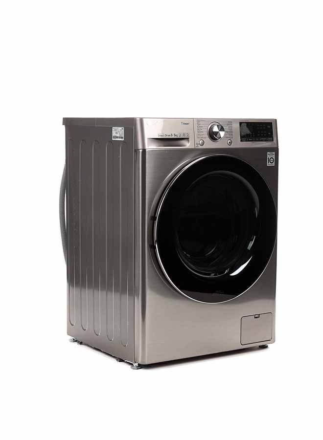 إل جي غسالة تحميل أمامي 9 كجم مع نشافة 6 كجم | تحميل أمامي | مع AI DD™ موديل WSV0906XM فضي ستانلس WSV0906XM إستانلس ستيل فضي - Image 3
