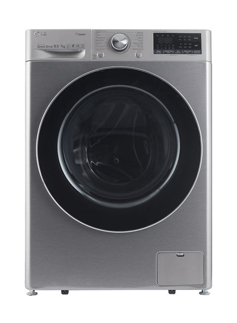 Front Load Washing Machine 10.5Kg With Dryer 7Kg WSV1107XMT Silver/Black