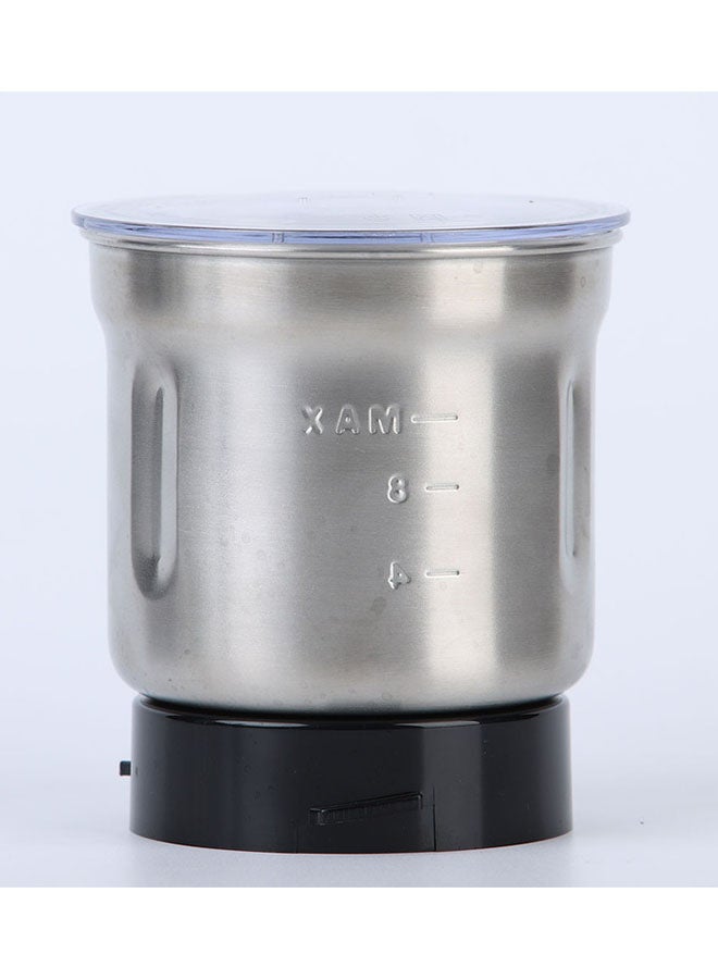 Nobel - Coffee Grinder 200W With 1Pc Dry & 1Pc Wet Grinder Jar NB805 200 W NB805 Silver/Black/Clear - Image 1
