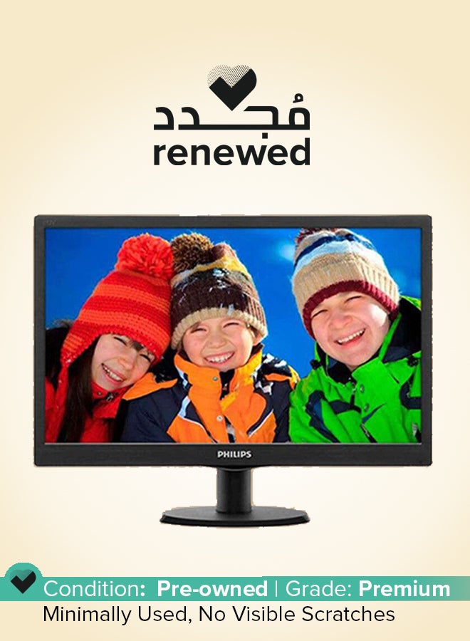 Philips Renewed - 18.5-Inch Full HD LED Monitor Black - Image 1