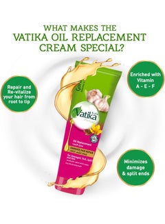 Vatika Naturals Vatika Naturals Damaged Hair Repair 200 ml | Garlic, Marrow & Castor | For Damaged & Dull Hair | Non-Sticky & Non-Greasy 200.0ml  - Image 2