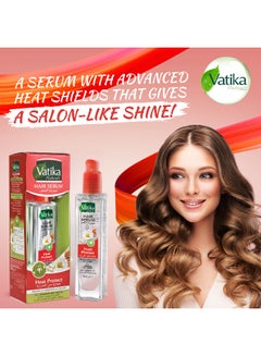Dabur Vatika Naturals Heat Protect Hair Serum | Argan, Chamomile & Seasame | With Advanced Heat Shields 47.0ml  - Image 3