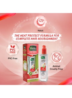Dabur Vatika Naturals Heat Protect Hair Serum | Argan, Chamomile & Seasame | With Advanced Heat Shields 47.0ml  - Image 5