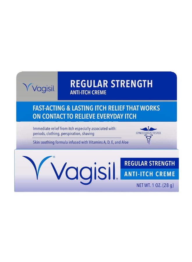 Vagisil Regular Strength Anti Itch Cream 28grams - Image 1