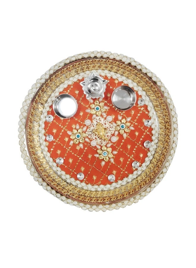 Dana Decorative Fancy Thali Multicolour 27cm 