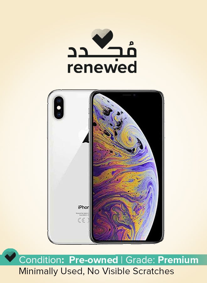 Apple Renewed - iPhone XS 256GB Silver 4G With Facetime - International Version - Image 1