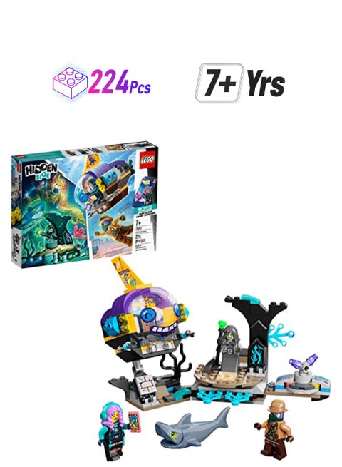 70433 224-Piece Hidden Side J.B.'s Submarine Building Set 224 7+ Years