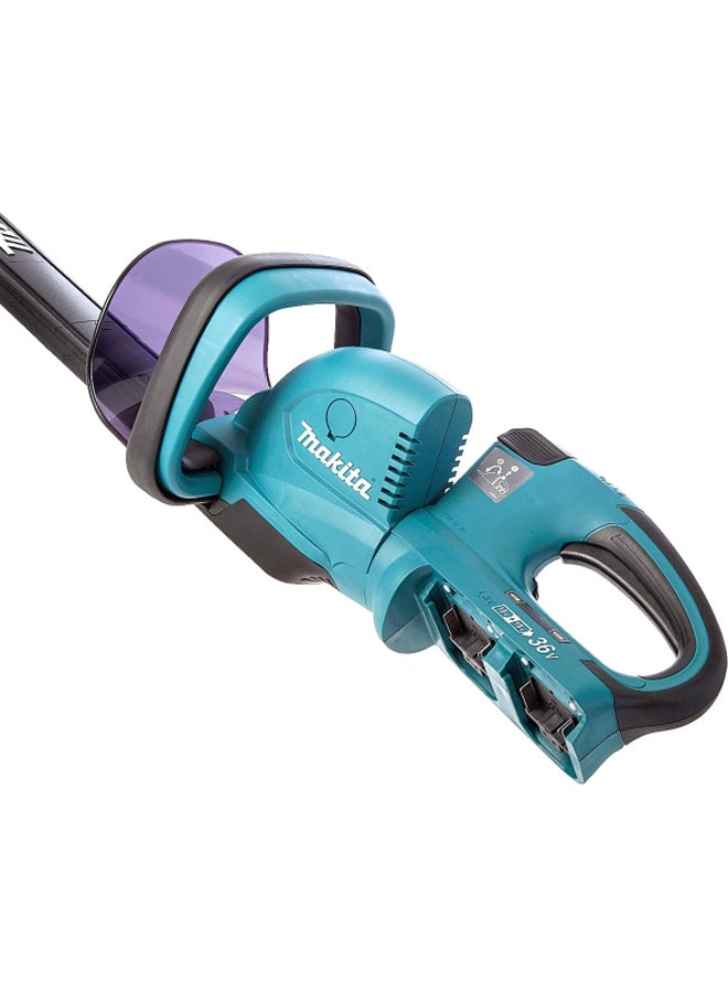 Makita Cordless Hedge Trimmer, 36V, Blade Length 550mm, 2000~3600 spm, 5.1kg Blue/White/Black  - Image 4