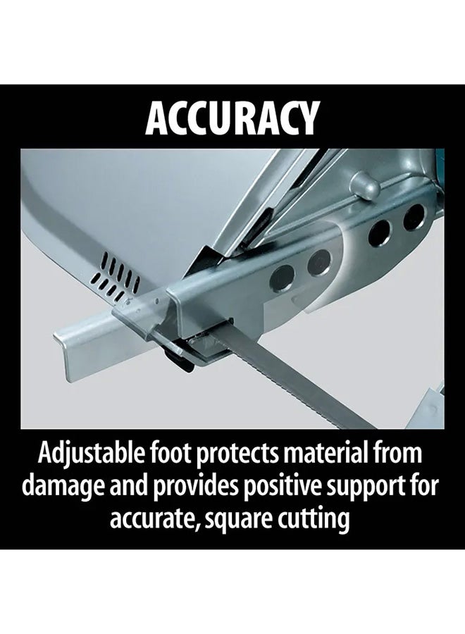 Makita - Portable Band Saw Machine, Cutting Depth 120mm, 710W, 6kg Silver/Black/Blue - Image 1