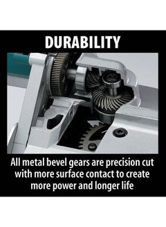 Makita Portable Band Saw Machine, Cutting Depth 120mm, 710W, 6kg Silver/Black/Blue  - Image 5