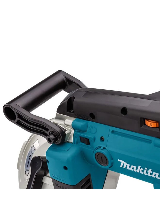 Makita - Portable Band Saw Machine, Cutting Depth 120mm, 710W, 6kg Silver/Black/Blue - Image 1