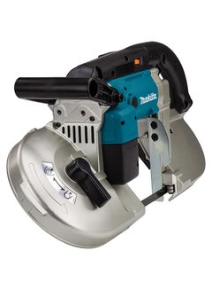 Makita Portable Band Saw Machine, Cutting Depth 120mm, 710W, 6kg Silver/Black/Blue  - Image 2