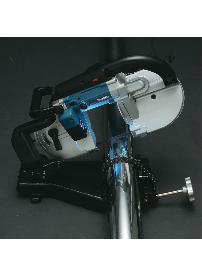 Makita - Portable Band Saw Machine, Cutting Depth 120mm, 710W, 6kg Silver/Black/Blue - Image 1