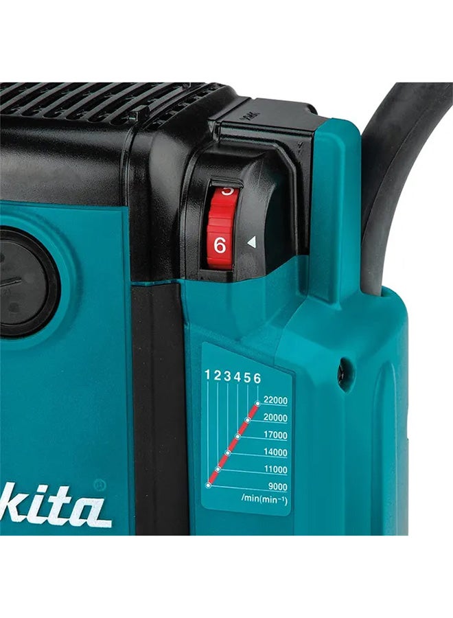 Wood Router Machine, Plunge Capacity 0~70mm, 12 mm, 2300W, 6.1kg Blue/White/Black