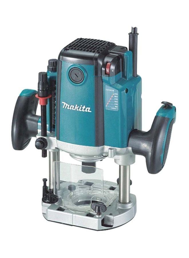 Wood Router Machine, Plunge Capacity 0~70mm, 12 mm, 2300W, 6.1kg Blue/White/Black