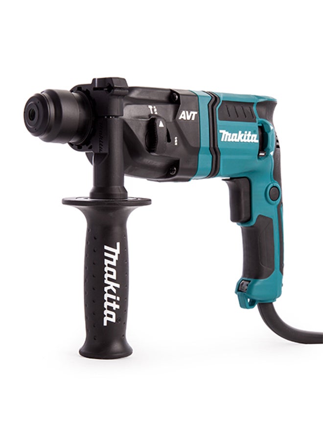 Makita Rotary Hammer Drill, 18mm SDS Plus, 2mode, 470w, 2.5Kg, 1.4J Black/Blue - Image 2