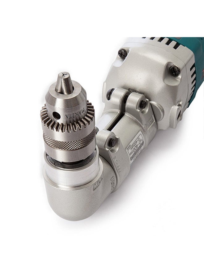 Makita - Angle Drill Machine For Steel, Wood, Chuck 13mm (1/2 inch), 710W, 4kg Blue/Black/Grey ‎5.31x20.87x17.13inch - Image 1