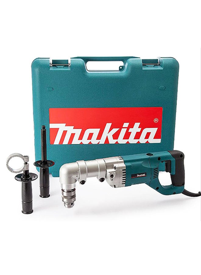 Makita - Angle Drill Machine For Steel, Wood, Chuck 13mm (1/2 inch), 710W, 4kg Blue/Black/Grey ‎5.31x20.87x17.13inch - Image 1