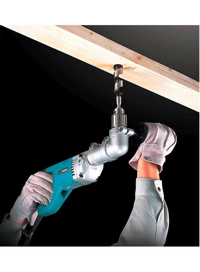 Makita - Angle Drill Machine For Steel, Wood, Chuck 13mm (1/2 inch), 710W, 4kg Blue/Black/Grey ‎5.31x20.87x17.13inch - Image 1