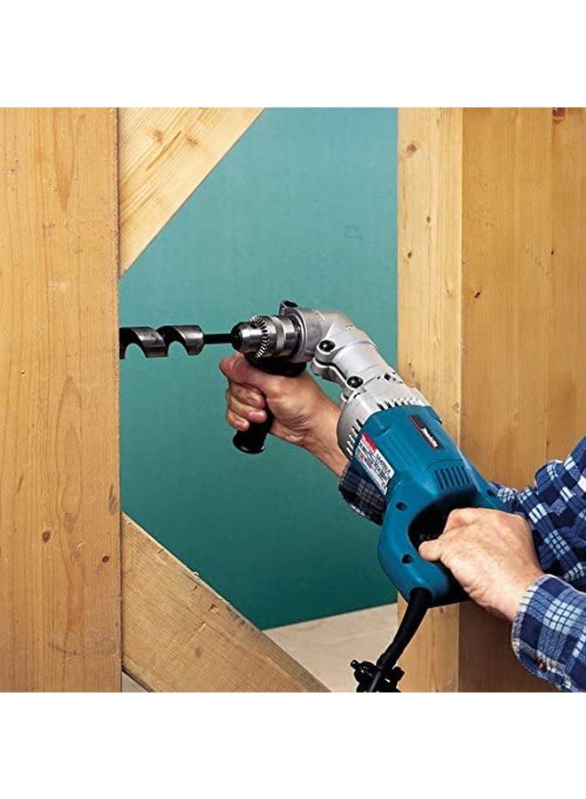Makita - Angle Drill Machine For Steel, Wood, Chuck 13mm (1/2 inch), 710W, 4kg Blue/Black/Grey ‎5.31x20.87x17.13inch - Image 1