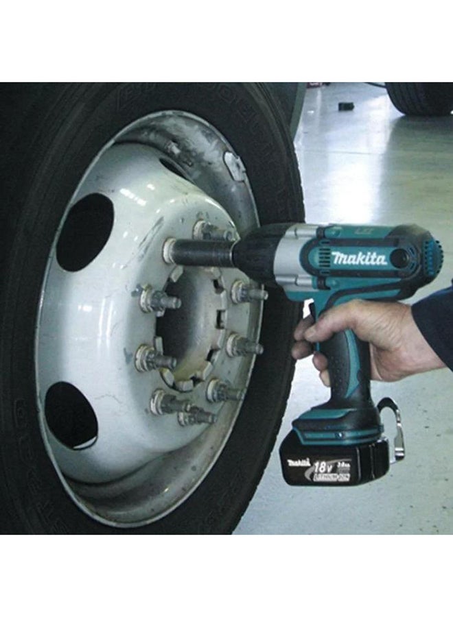 Makita - 18V LXT - Lithium-Ion Cordless Impact Wrench, 12.7mm Blue/Black/Silver - Image 1