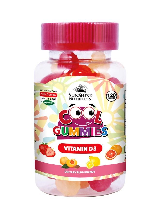 Cool Gummies Vitamin D3 Dietary Supplement- 120 Gummies - pnsku/N39422762A/45/_/1732554814/5047b810-3bf2-43fb-a25b-26d187543a02