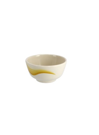 3.5 Inch Super Rays Round Bowl Multi Color Assorted Color Beige With Yellow Design - pnsku/N39445416A/45/_/1730973482/3980c8a1-739e-4da0-8db7-72ac89ef9465