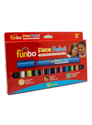 12 Colors Professional Face Painting Tubes Kits Multicolour - view 2