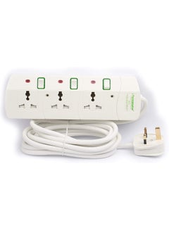 Terminator Power Extension Socket White/Red/Green  - Image 3