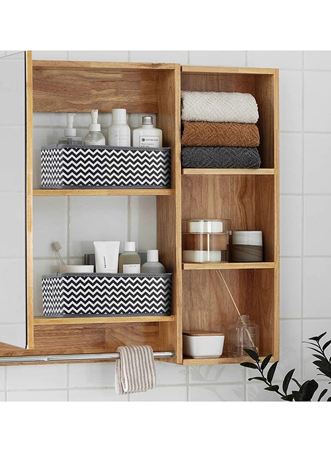 6-Piece Foldable Closet Organizer Grey/White - Image 5