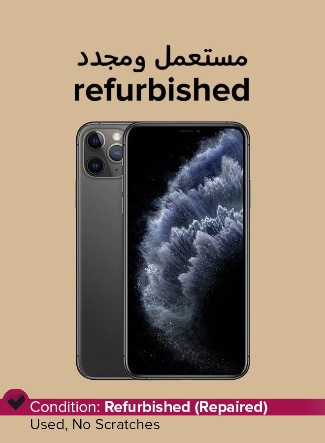 Refurbished - iPhone 11 Pro Max 64GB Space Gray 4G With Facetime - International Version
