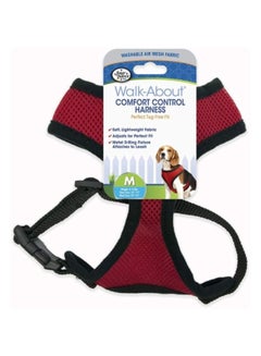 four paws Four Paws Comfort Control Harness Red Medium For Dogs 7-10 labs Red 