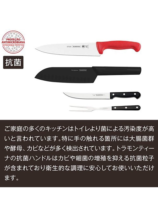 TRAMONTINA Cooks Knife Black/Silver 33.2x2cm  - Image 4