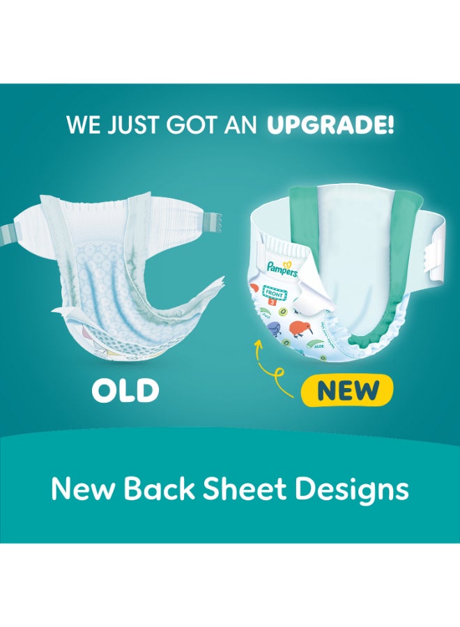 Pampers - Rash Protection Taped Diapers, Size 3, 6-10kg, Jumbo Box, 100 Count - Image 1
