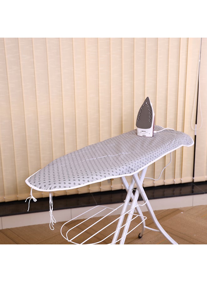 رويال فورد مجموعة أغطية طاولة الكي من 4 قطع أبيض/ أزرق/ رمادي 122x38سم - Image 5