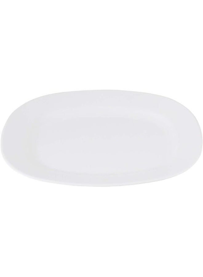Royal Melamine Oval Plate White 14inch - Image 3