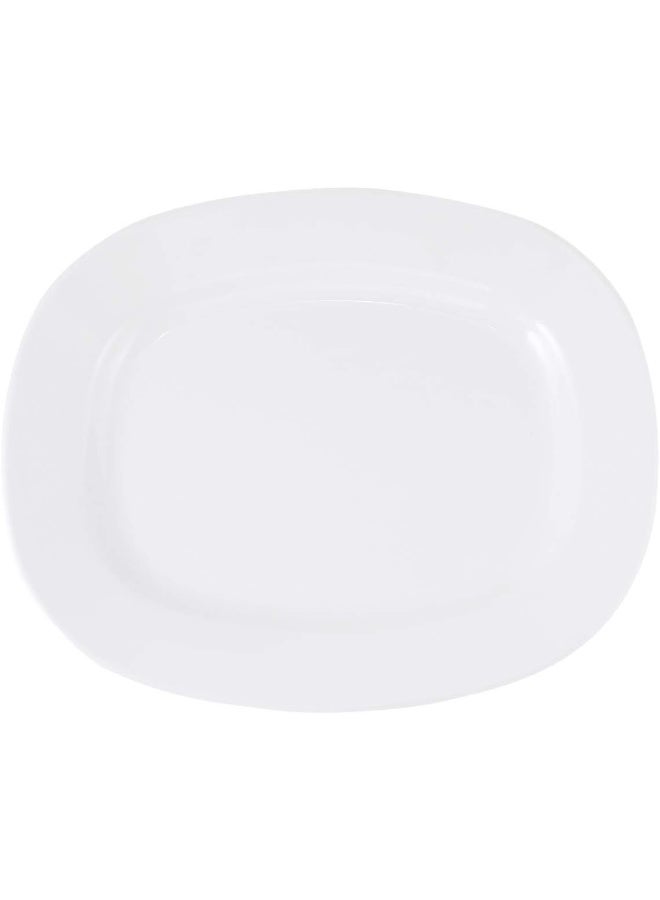 Royal Melamine Oval Plate White 14inch - Image 4
