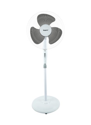 16 Inch Pedestal Fan Portable Stand Fan Super Strong 3-Blade with 55W Copper Motor, 3-Stage Speed Control, 1200 RPM, Adjustable Height, Energy-Efficient, Best for Home & Office 55 W PF 7501 White/Black - pnsku/N39464289A/45/_/1753100168/a618044c-117c-46f2-ba8c-ae0f94a33e51