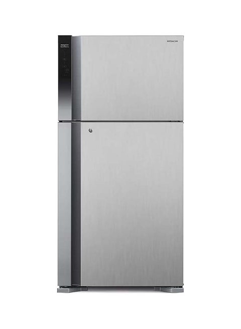 715L Gross And 510L Net Capacity Top Mount Double Door Refrigerator, 2 Doors Fridge With Dual Fan Cooling, Touch Screen Control, Twist Ice Tray 150 W RV715PUK7KPSV Silver