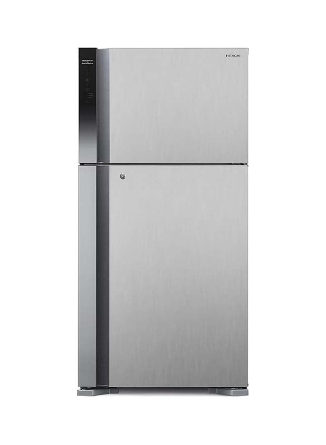 715L Gross And 510L Net Capacity Top Mount Double Door Refrigerator, 2 Doors Fridge With Dual Fan Cooling, Touch Screen Control, Twist Ice Tray 150 W RV715PUK7KPSV Silver