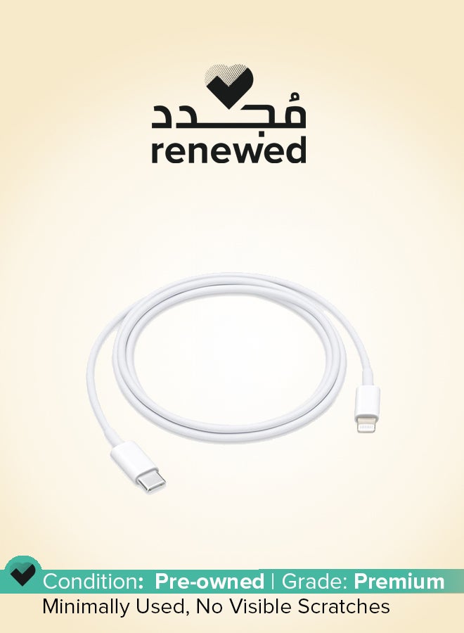 Apple Renewed - Lightning Data Sync Charging Cable White  - Image 1