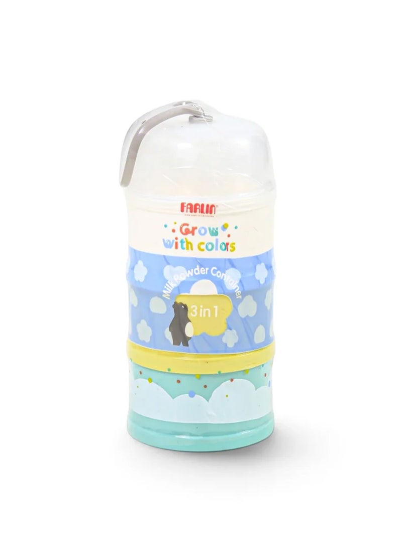 3-Compartment Milk Powder Container
