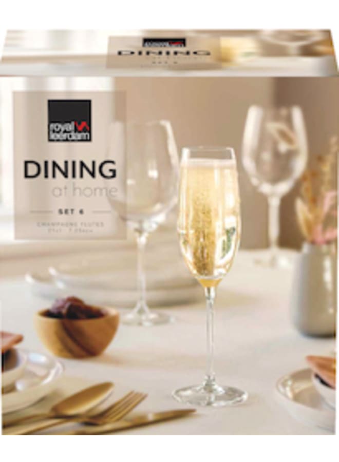 أومادا طقم مزامير الشمبانيا الماسية مكون من 4 قطع أكريليك - Image 2