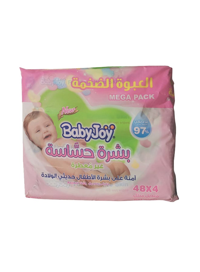 BabyJoy - Sensitive Skin 97% Pure Water Unscented Mega Pack 192 Wipes - Image 1