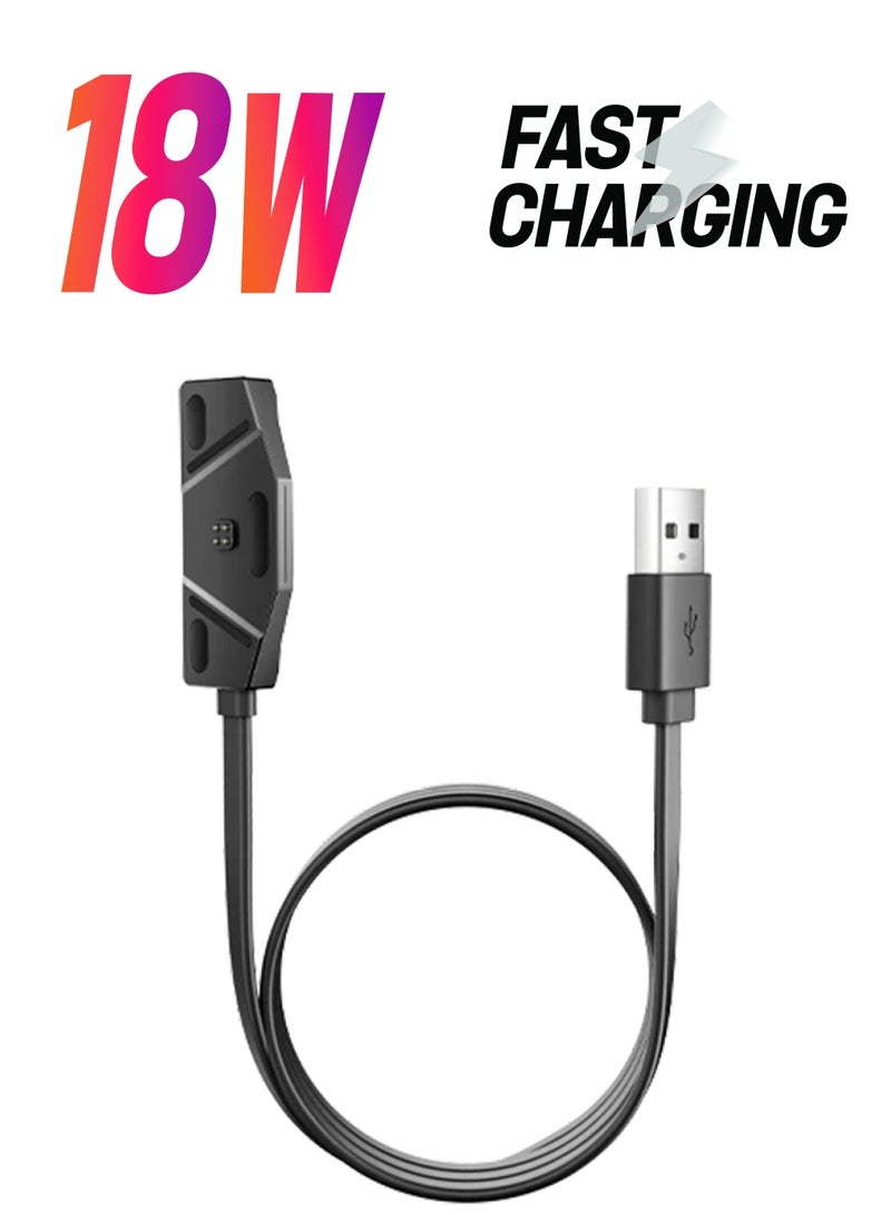 شاومي كابل شحن مغناطيسي من القرش الأسود باللون الأسود أسود - Image 1